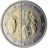 Luxembourg Commemorative Coin 2015 - Dynasty Nassau-Wellburg