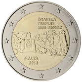 Maltese Commemorative Coin 2016 - Prehistoric Temple of Gganta