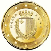Maltese 20 cent coin