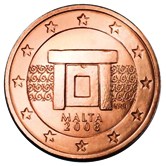 Maltese 2 cent coin
