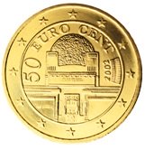 Austrian 50 cent coin